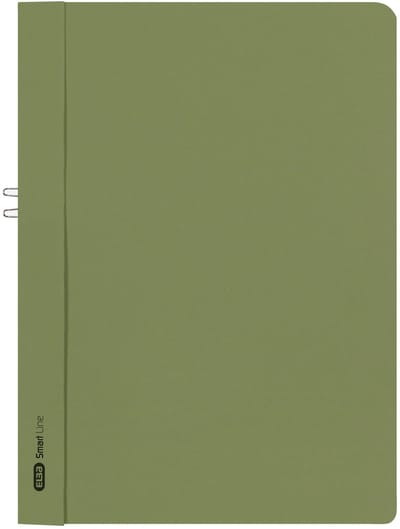 Elba A4 klembordbinder, Smart Line, zonder voorkaft, van karton, groen, 50 stuks