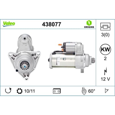 Starter VALEO ORIGINS NEW VALEO 438077
