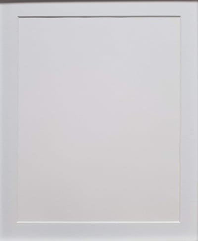 Witte Passe-Partout voor A3 Foto in een A2 Lijst - 3mm Verkleining