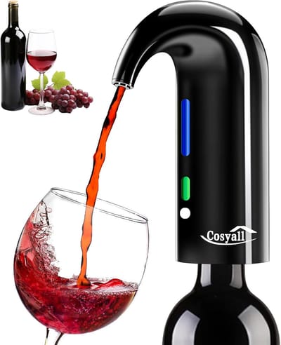 Elektrische Wijndecanteerder - Automatische Wijnbeluchter en Dispenser voor Snelle Zuurstofverrijking - Perfect voor Feesten en Geschenken