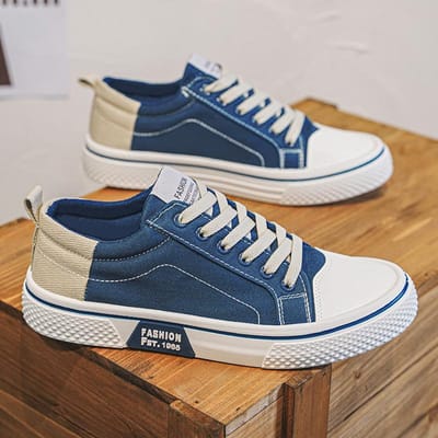 Klassieke Heren Canvas Schoenen Zomer Comfortabel Ademend Platte Gevulkaniseerde Schoenen Designer Heren Outdoor Casual Sneakers Zapatillas 39 brown