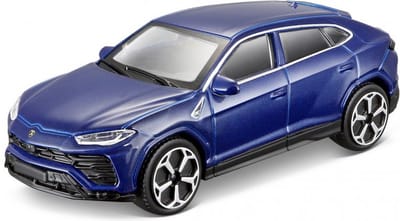 Bburago Lamborghini URUS blauw schaalmodel 1:43