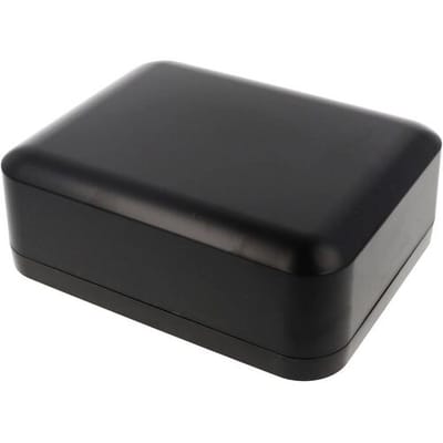 Hammond Electronics 1556GABK Universele behuizing 200 x 160 x 70 ABS kunststof Brandvertragend Zwart 1 stuk(s)