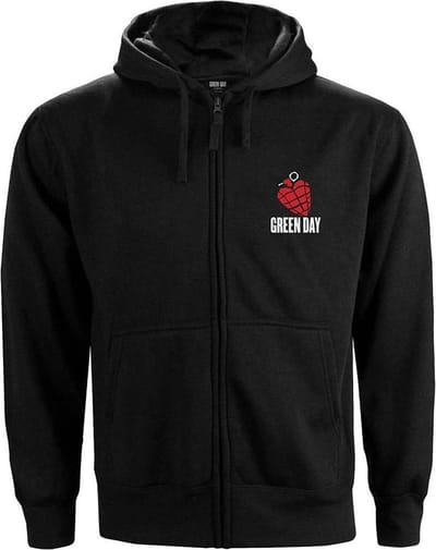 Green Day - American Idiot Vest met capuchon - M - Zwart