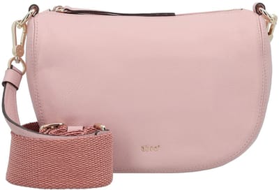 abro Leren Schoudertas Leather Dalia Crossbodybag Mina Rosa Roze