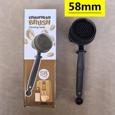 51mm 58mm Espressomachine Reinigingsborstel Gereedschap Siliconen Reinigingsborstelhulpmiddelen Siliconen koffiemachine reinigingsborstel gebogen zetgroep koffieborstel