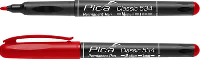 Pica Classic 534/40 Permanent Marker Medium 1,0 mm Rood