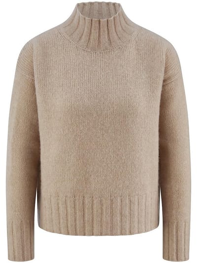 Trui kasjmier Van Peter Hahn beige