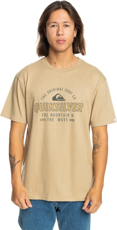 Quiksilver Floating Around Heren T-shirt Eqyzt07675-ckk0 - Kleur Bruin - Maat M