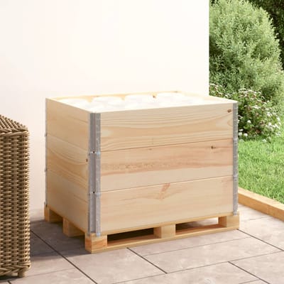 vidaXL - Palletopzetranden - 3 - st - 60x80 - cm - massief - grenenhout