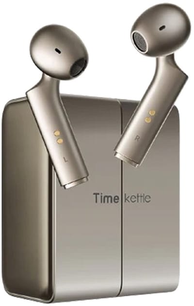 Timekettle W4 - AI Vertaal Oortjes met Auto-Correctie & Bone Voiceprint Sensor voor optimale spraakherkenning - Handsfree Translator Earbuds