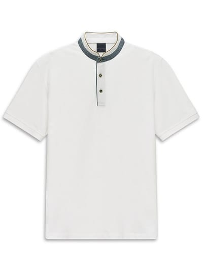 Bugatti Herren Polo Modern Fit van puur katoen