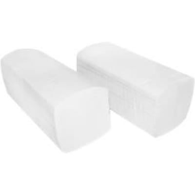 Papieren handdoeken - L 250 x B 230 mm - zigzagvouwen - 1-laag - 5000 vellen - wit - ons merk Schäfer Shop Pure