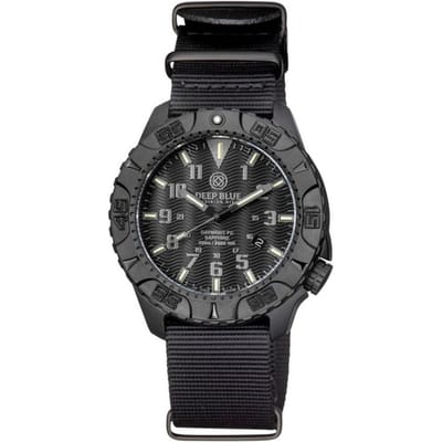 Deep Blue Daynight Diver Tritium Stealth