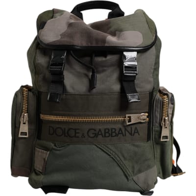 Militair Groene Patchwork Reis Rugzak Bagage