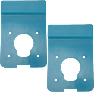 Geleiderailadapter Set - Zaagadapter 2 Stuks - Precisie Zagen - Compact Ontwerp - 13.3cm Lengte - Zwart