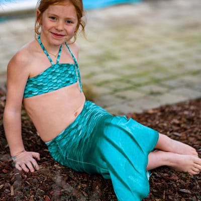 KUAKI Kuaki Mermaids - Peuter Set Turquois - Xs - 6 Jaar