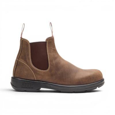 Rossi 404 Mocha bruine leren Outdoor Chelsea Laarzen - Spinifex