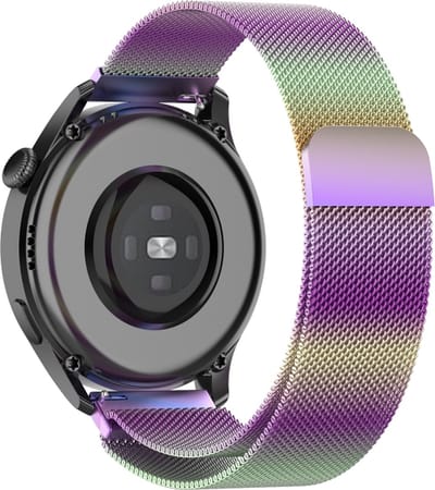 Milanees bandje - geschikt voor Garmin Vivoactive 4 / Venu 2 / Venu 3 / Forerunner 255 / 265 - multicolor