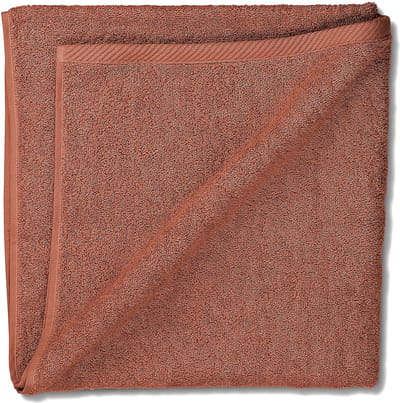 Badhanddoek, 70 x 140 cm, Katoen, Terrabruin - Kela | Ladessa