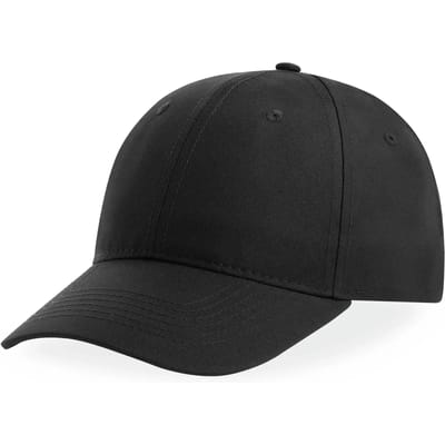Atlantis Headwear Recy Six Cap AT113 - Black - One size