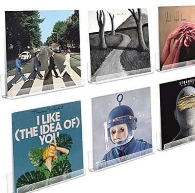 6 Pack Acryl Vinyl Record Plank - Wandmontage voor Vinyl Album Opslag en Display