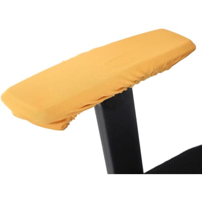 1 Paire Housse d'Accoudoir de Chaise Amovible Protecteur Élastique Housse de Fauteuil de Bureau Or