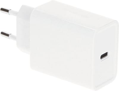 30w Oplader usb C GaN - Snellader usb-C - Oplaadstekker voor gsm, tablet, laptop, e-reader, powerbank - Wit