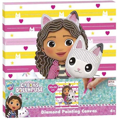 Creative Craft Group Gabby's Dollhouse - Diamond Painting Canvas - 30x30 cm