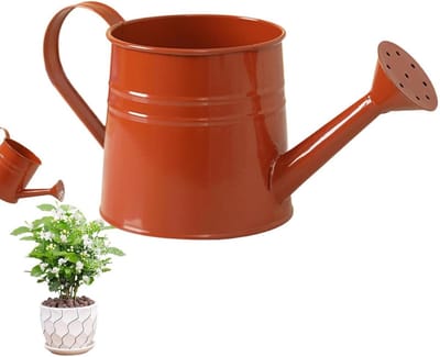 Binnen Gieter - Waterkan Planten - Planten Water Geven - Ruimtebesparend Ontwerp - 1 Liter - Oranje