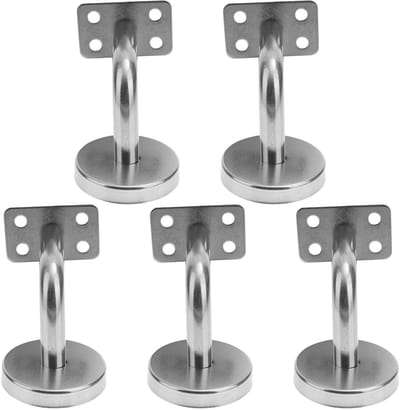 Leuninghouders Trappen - Trap Accessoires - Veiligheid Verhogen - Roestvrij Staal - 10 Stuks - Zilver