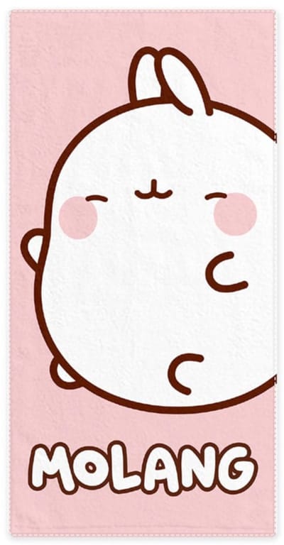 Molang Towel Pink 35 x 75 cm