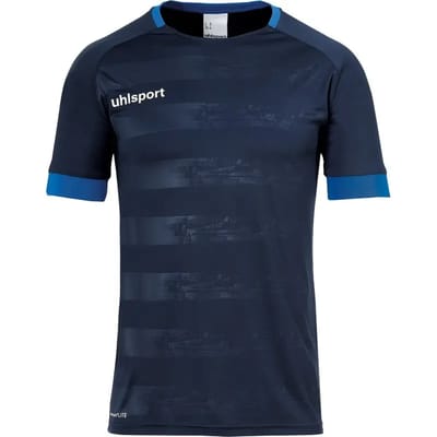 Uhlsport Division 2.0 Shirt Korte Mouw Kinderen - Marine / Royal | Maat: 116