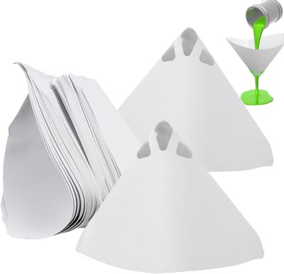 Set van 100 verfzeven, nylon conische filters voor spuitverf, watertransferprint en spuitpistolen