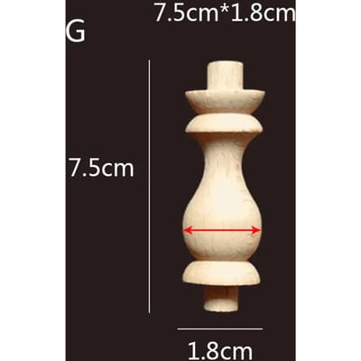 Houten Spindel Gewelfde Brug Kolom Applicatie Hout Kleine Kalebas Pilaren Wijn Hek Huisdecoratie Accessoires Kast Ondersteuning