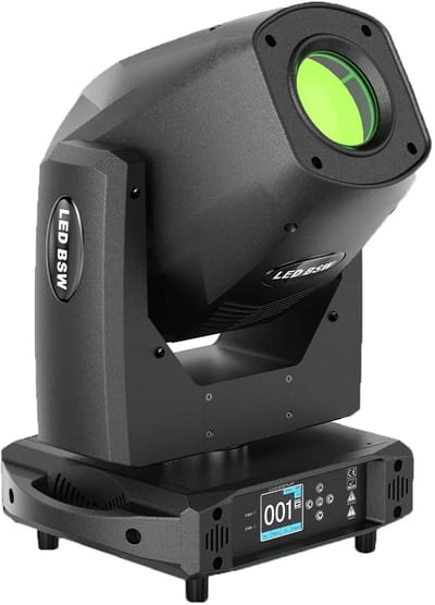 200W LED Moving Head Licht – Podiumverlichting – Discobelichting – DJ Licht – Effectlamp – EU Plug – Zoomfunctie 8°-40° – 18CH DMX512 Controle
