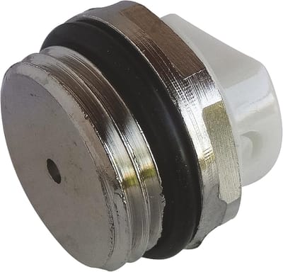 Luchtontluchter Zwenkbaar - Radiator Ontluchter - Sanitair Leiding Ontluchten - Met O-ring - M15/21 - Grijs