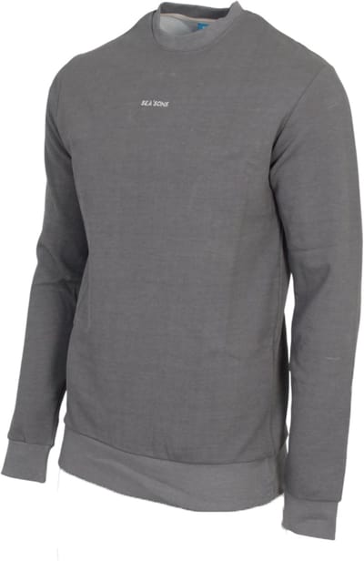 SEA'SONS - Kleurveranderend - Sweater - Trui - Light grey/Dark grey - Maat 164