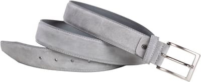 Officine Napoli 2035 Cenere 3005 Riemen Licht Grijs Suede Heren - Licht Grijs - 105 CM