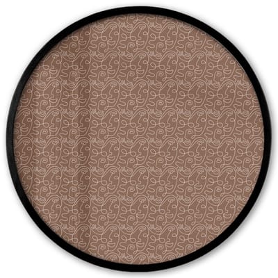 Poster in lijst Rond - Fotolijst 40x40 cm - Posters - Gezicht - Abstract - Patronen - Ronde posterlijst zwart - Decoratie - Wanddecoratie woonkamer - Muurdecoratie slaapkamer