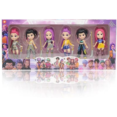 100% NEUF Kpop Devil Hunter Rumi Zoe Mira anime polychlorure de vinyle collection de personnages bibelots de bureau Cadeau du Nouvel An pour enfants