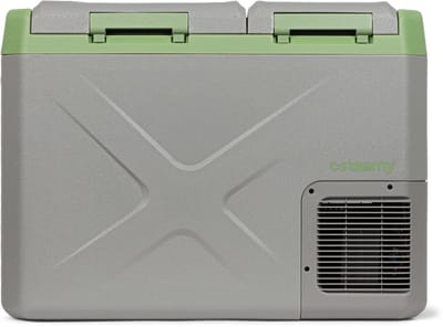 Steamy-E Dual Zone Elektrische Compressor Koelbox - Dual Zone - 32 liter - 12V en 230V - voor auto en camping - Grijs
