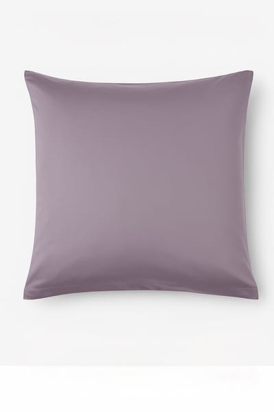 100% Katoenen Kussensloop (Set van 2) met Zijdezachte Glans – Ademend & Hypoallergeen 60x70cm-Lila/paars