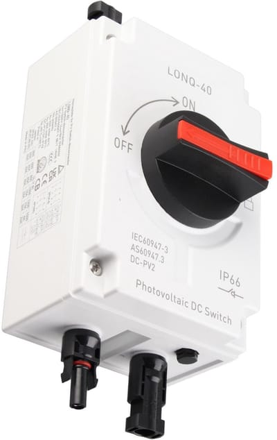By shayne - Fotovoltaïsche DC-isolator - Waterdichte schakelaar - Compact formaat - Zonne-energie - Professionele accessoires voor zonnepanelen - Ges.