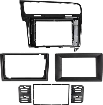 2-Din Paneel Kit 10“ radio-omlijsting VW Golf VII 2012-2020, set voor 9”/7" apparaten, linksgestuurd
