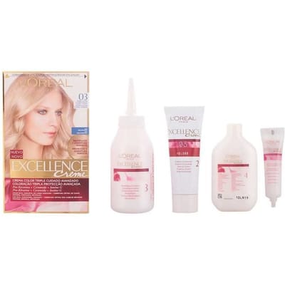 Getinte crème - L'OREAL - Excellence - Ultra licht asblond - Zonder ammoniak - Alle haartypes