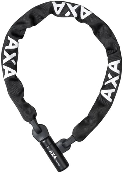 AXA Linq City 100 Kettingslot – 100 cm – 7 mm Gehard Staal – Beschermhoes – Anti-boorplaat – Online Sleutelservice – Zwart