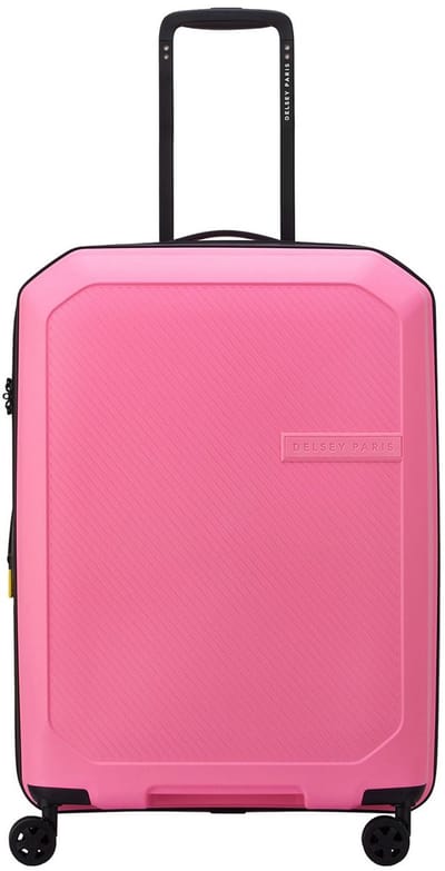 Delsey Anvers Spinner 65.5 cm - Uitbreidbaar 67/75 liter - 66.5x45x27.5x30.5 cm - licht roze