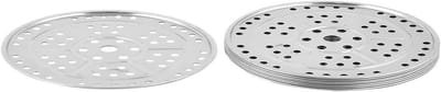Stoomrekjes Set - Keuken Accessoires - Voedsel Stomen - Hittebestendig Roestvrij Staal - 8 Stuks 24cm - Zilverkleurig