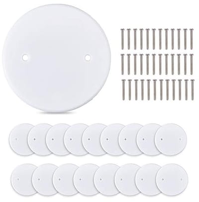 18 Stuks Muur Gat Covers - Ronde Plafond Cover Plaat voor Muren en Plafonds